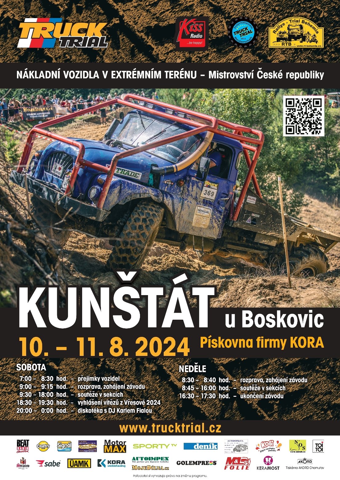 Truck Trial Kunštát: Adrenalinová jízda v extrémním terénu!